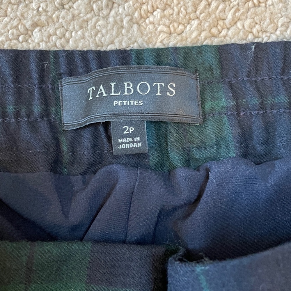 Plaid wool pants - Picture 2 of 5